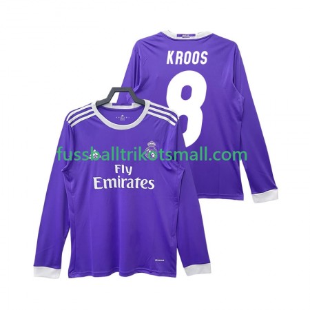 Fußballtrikots Real Madrid KROOS 8 2016 2017 Retro Langarm Auswärts-trikot kaufen Fußballtrikots Real Madrid KROOS 8 2016 2017 Retro Langarm Auswärts-trikot kaufen